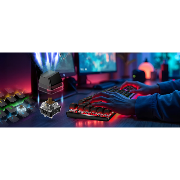კლავიატურა Genius Scorpion K12, Wired, RGB, USB, Mechanical Gaming Keyboard, Black