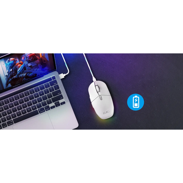 Gaming Mouse Genius Scorpion M8250, Wireless, Bluetooth, USB, White