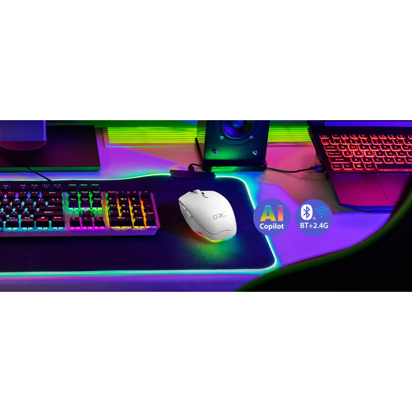 Gaming Mouse Genius Scorpion M8250, Wireless, Bluetooth, USB, White