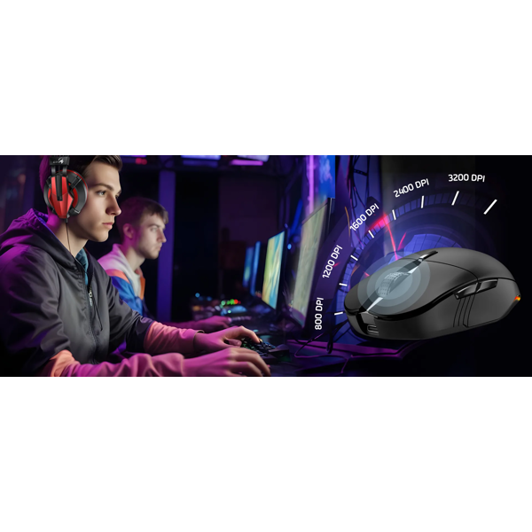 Gaming Mouse Genius Scorpion M8250, Wireless, Bluetooth, USB, Black