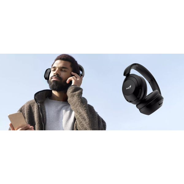 Headset Genius HS-810BT, Wireless, Bluetooth, Black