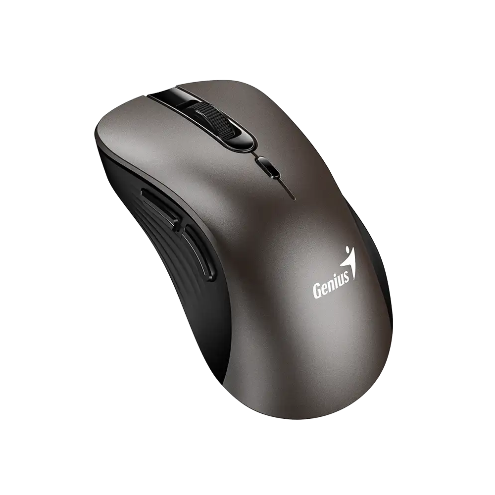 მაუსი Genius Ergo 8100S, Wireless, USB, Mouse, Champagne Titanium