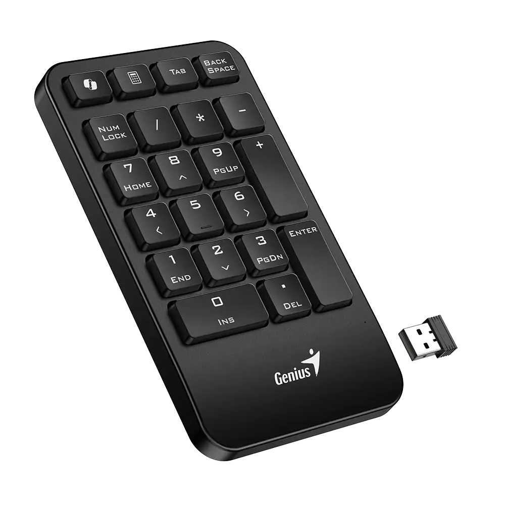 Portable Numberpad Genius NumPad 1000, Wireless, USB, Black