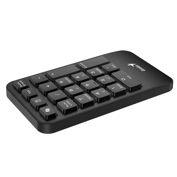 კლავიატურა Genius NumPad 1000, Wireless, USB, Portable Numberpad, Black