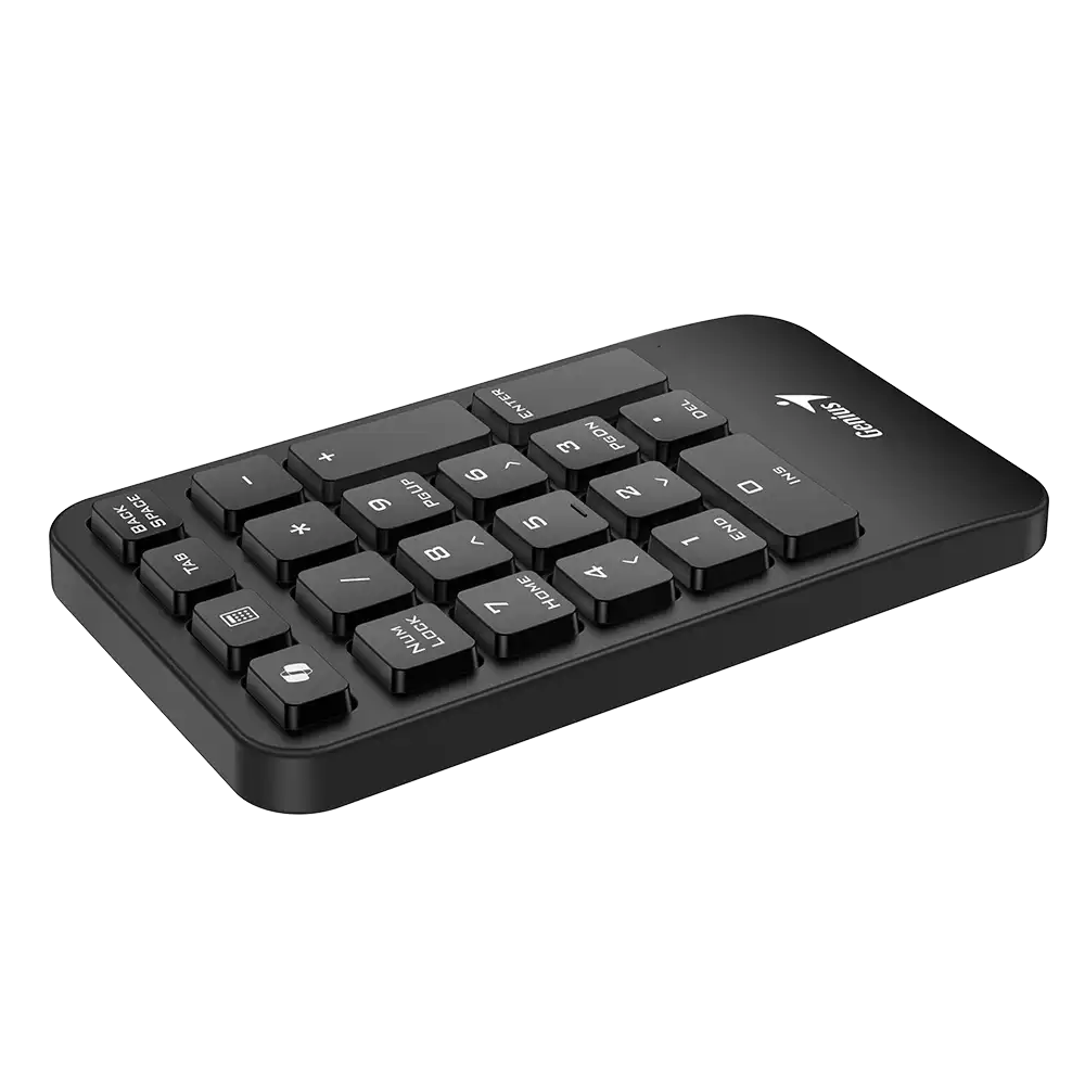 კლავიატურა Genius NumPad 1000, Wireless, USB, Portable Numberpad, Black