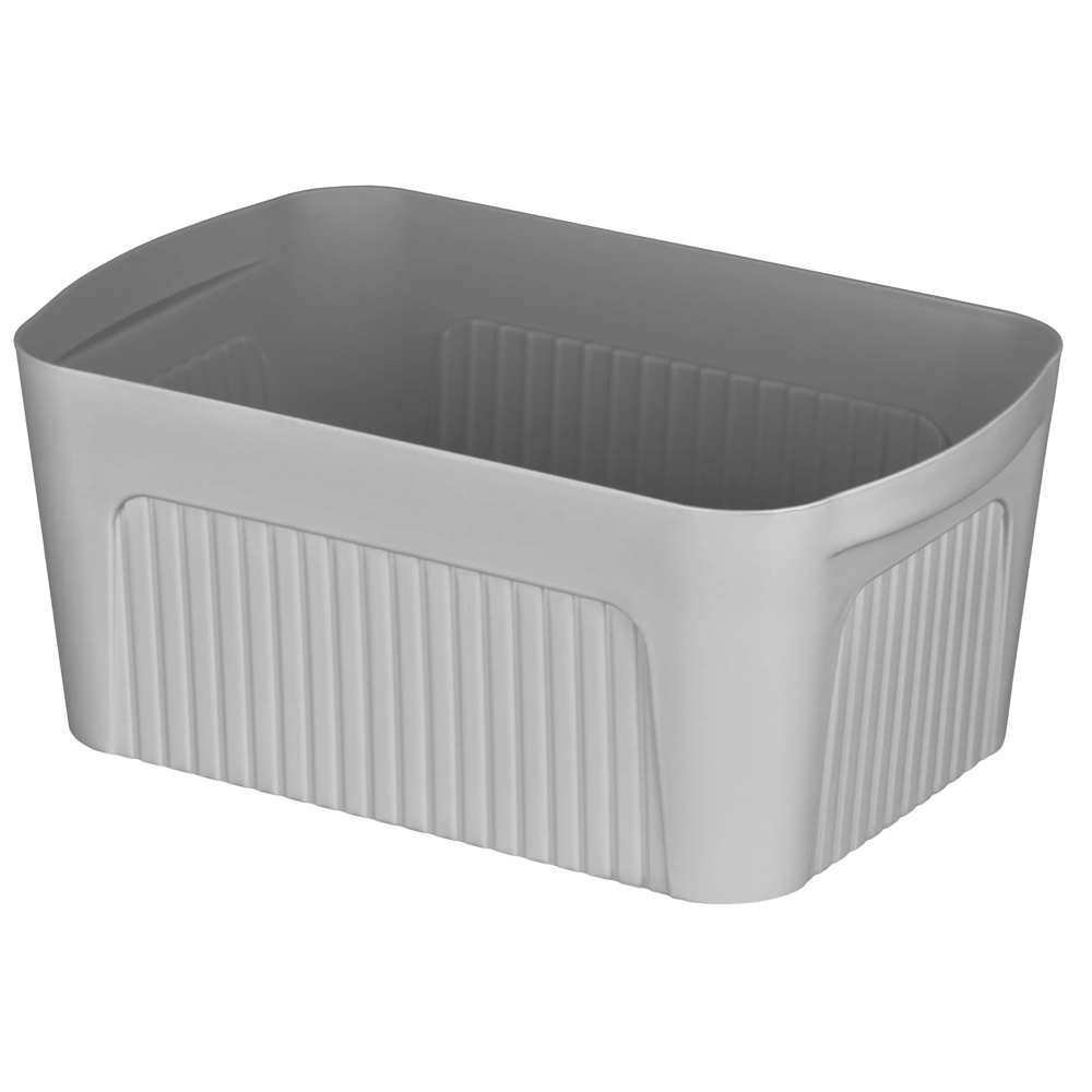 სათავსო ყუთი Ardesto Storage ARHC2506G, 6L, Storage Box With Lid, Grey