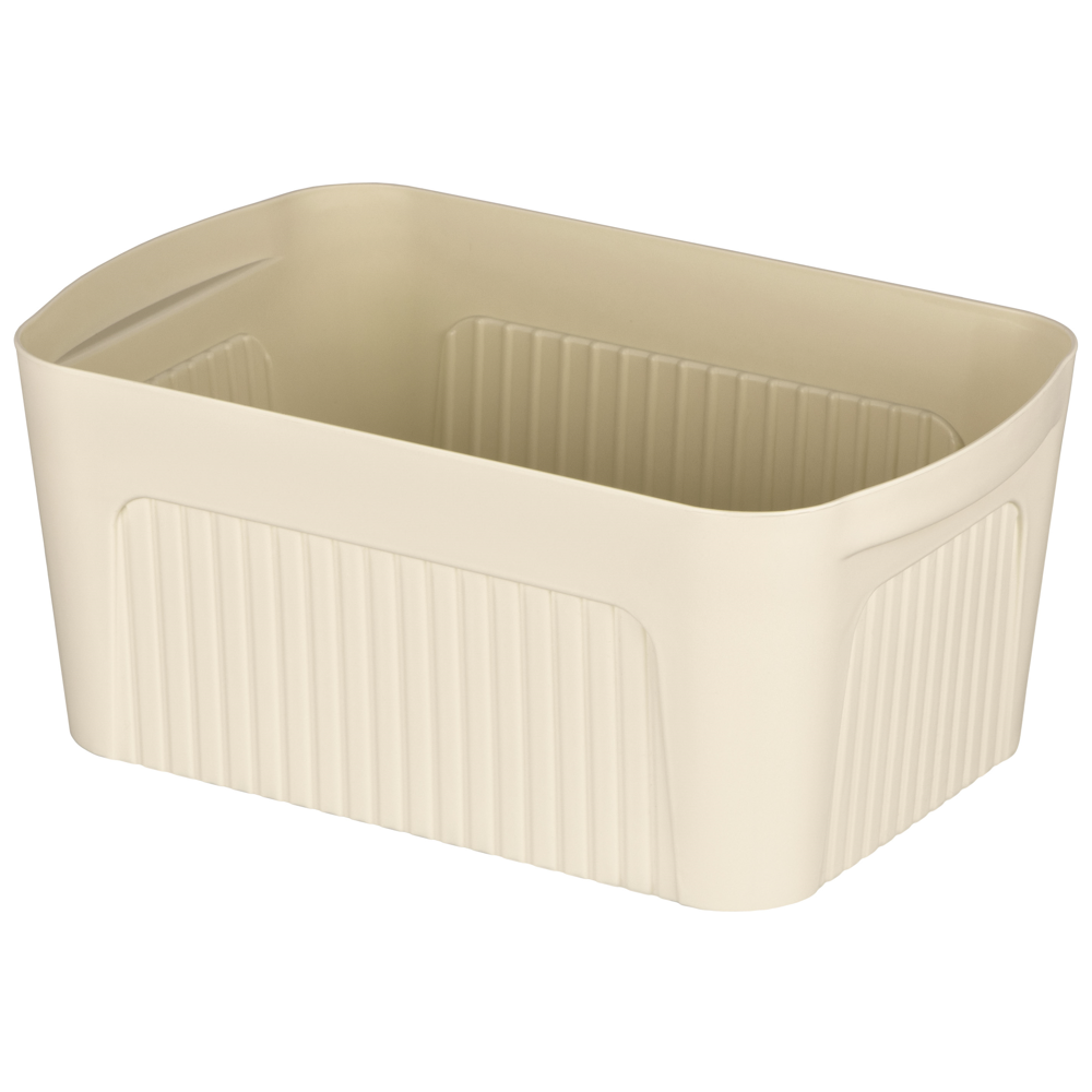 სათავსო ყუთი Ardesto Storage ARHC2506B, 6L, Storage Box With Lid, Beige