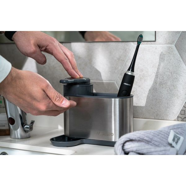 საპნის დისპენსერი Ardesto ARHB3102GS Minimalism, Detergent Organizer, Grey