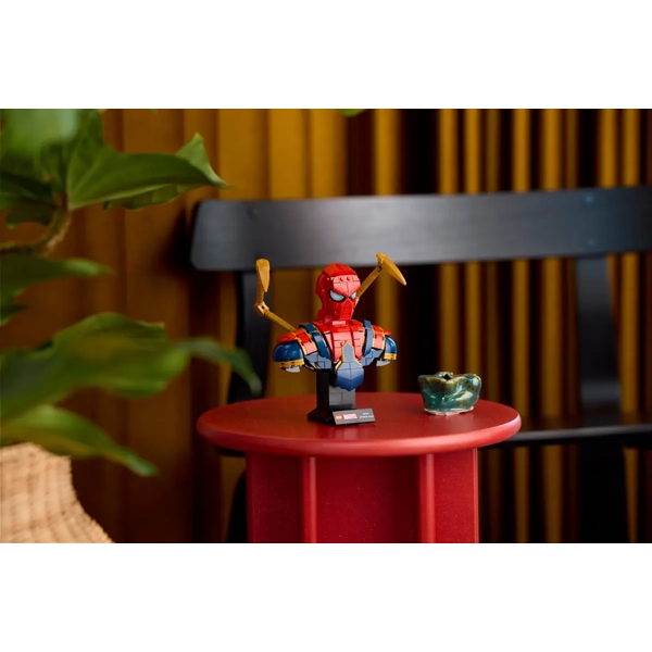 Prefabricated Construction Lego 76326 Super Heroes Iron Spider-Man Bust
