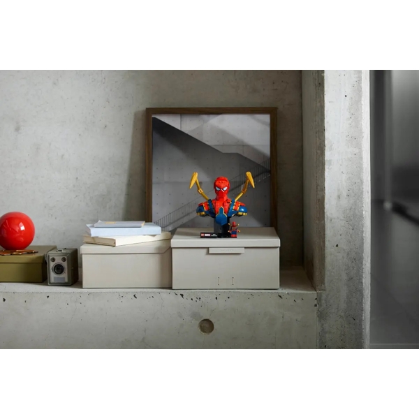 Prefabricated Construction Lego 76326 Super Heroes Iron Spider-Man Bust