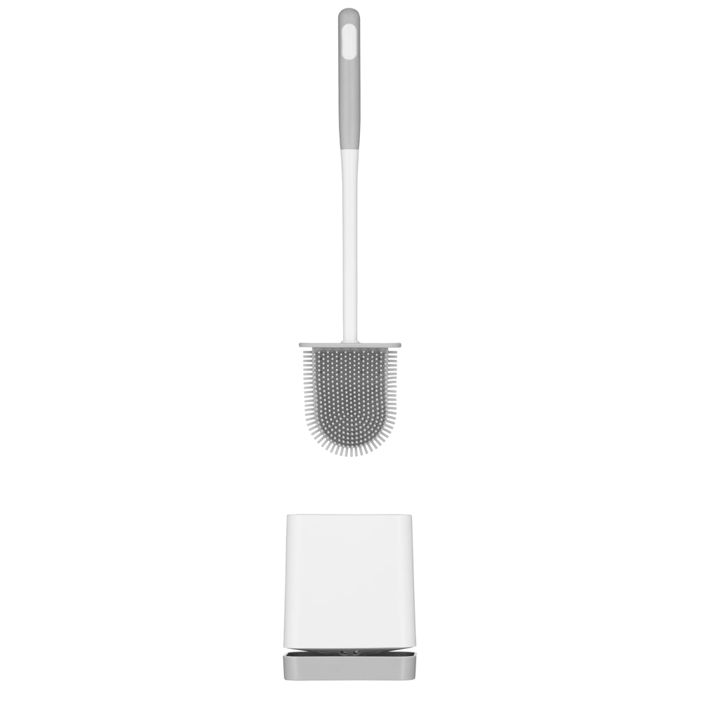 აბაზანის ჯაგრისი სადგამით Ardesto ARHB3501W, Toilet Brush Set With Stand, White