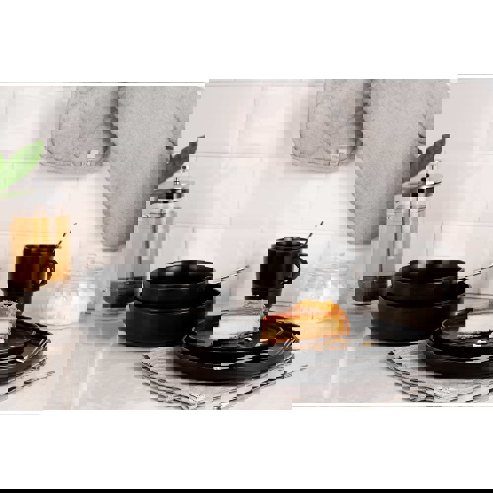 თეფში Ardesto AR2926TB Trento, 26.5cm, Dinner Plate, Black