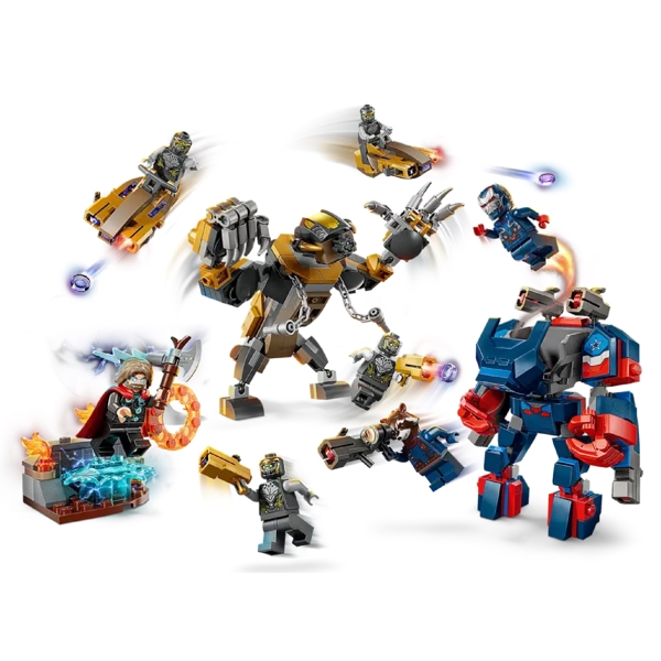 Prefabricated Construction Lego 76322 Super Heroes Avengers: Endgame Thor vs. Chitauri
