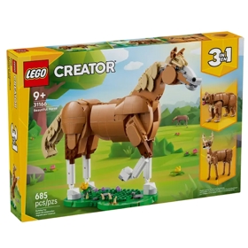 Prefabricated Construction Lego 31166 Creator Beautiful Horse