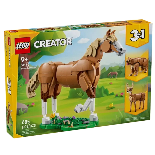 Prefabricated Construction Lego 31166 Creator Beautiful Horse