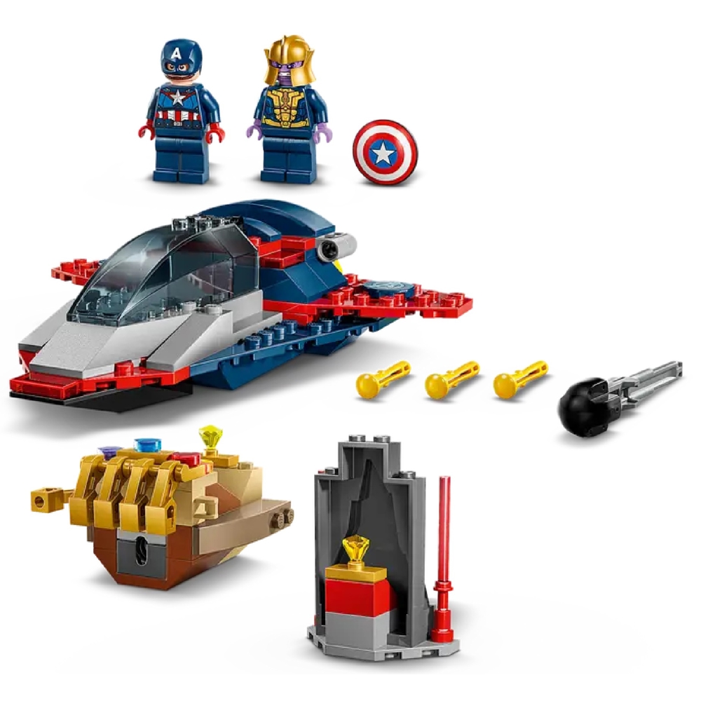 ასაწყობი კონსტრუქცია Lego 76319 Constructor Captain America vs. Thanos, Prefabricated Construction
