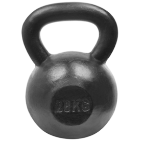 Kettlebell Lifefit F-STE-KETT28, 28Kg, Black