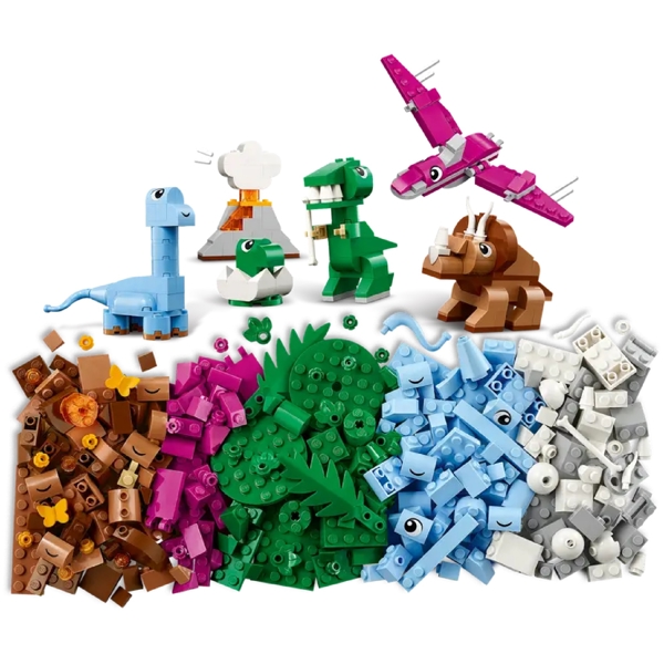 Prefabricated Construction Lego 11041 Constructor Classic Creative Dinosaurs Set