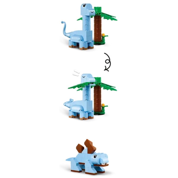 Prefabricated Construction Lego 11041 Constructor Classic Creative Dinosaurs Set