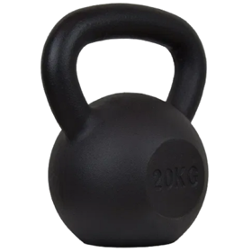 Kettlebell Lifefit F-STE-KETT20, 20Kg, Black