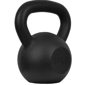 Kettlebell Lifefit F-STE-KETT16, 16Kg, Black