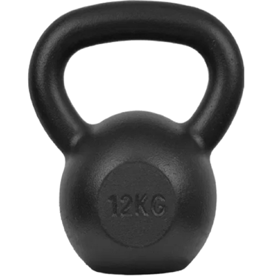 Kettlebell Lifefit F-STE-KETT12, 12Kg, Black