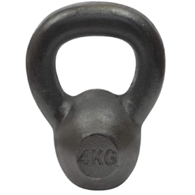 Kettlebell Lifefit F-STE-KETT04, 4Kg, Black