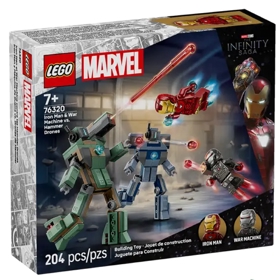 Prefabricated Construction Lego 76320 Constructor Super Heroes Iron Man & War Machine vs. Hammer Drones