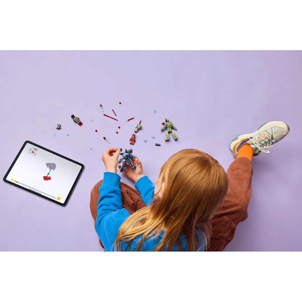 ასაწყობი კონსტრუქცია Lego 76320 Constructor Super Heroes Iron Man & War Machine vs. Hammer Drones, Prefabricated Construction