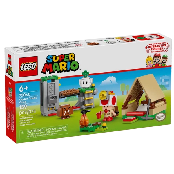 Prefabricated Construction Lego 72040 Constructor Super Mario Captain Toad's Camp