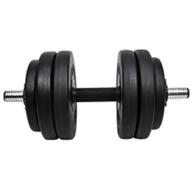 Dumbbell Lifefit F-CIN-27-3, 27Kg, Black
