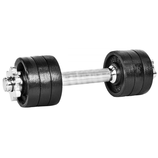 Dumbbell Lifefit F-CIN-08-3, 8Kg, Black