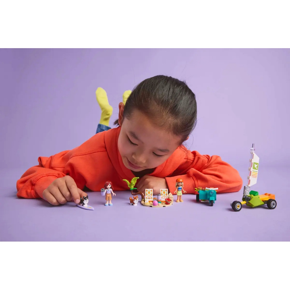 Prefabricated Construction Lego 42641 Friends Surfing Dogs and Scooter Adventure