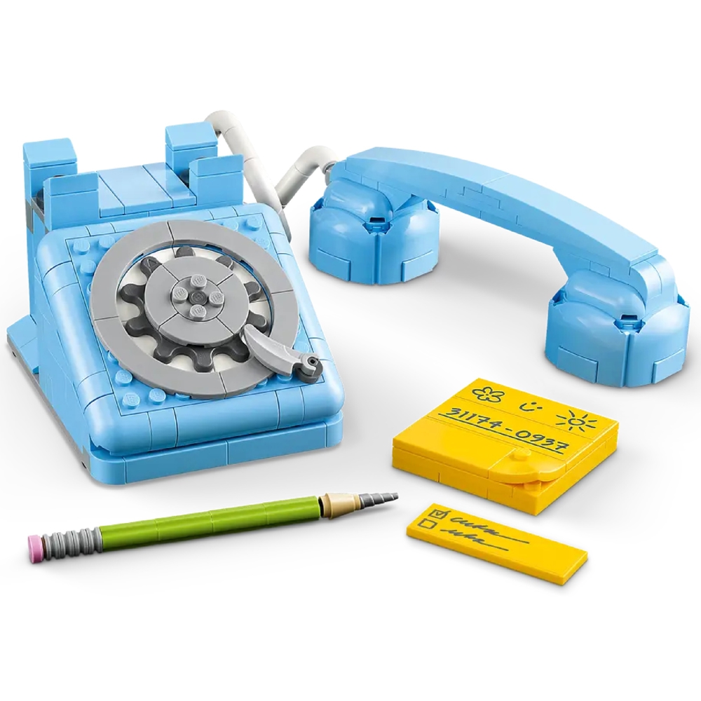 ასაწყობი კონსტრუქცია Lego 31174 Creator Retro Telephone, Prefabricated Construction