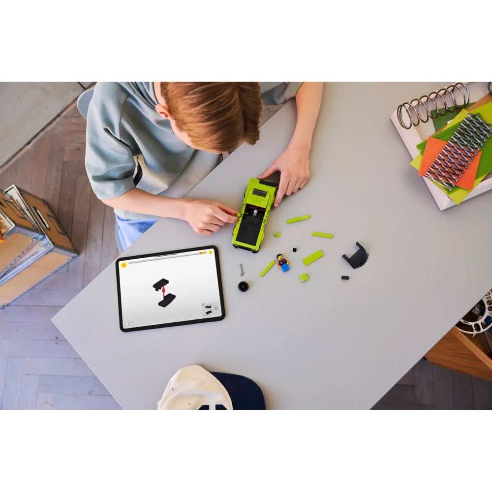 ასაწყობი კონსტრუქცია Lego 77237 Speed Champions Dodge Challenger SRT Hellcat Sports Car, Prefabricated Construction