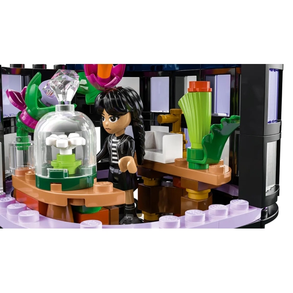 Prefabricated Construction Lego 76784 Wednesday Black Dahlia Flower