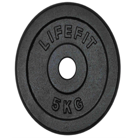 Weight Plate Lifefit F-KOT30-05, 5kg, Black