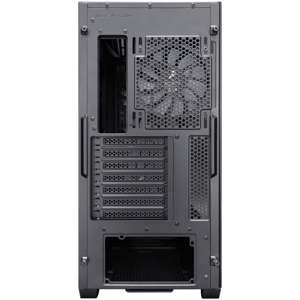 ქეისი 1STPLAYER 1STPLR-FD8-BK-4F7, Computer Case, MidT, mini-ITX, micro-ATX, 2xUSB3.2, 2xUSB-C, 3.5 mm, Black