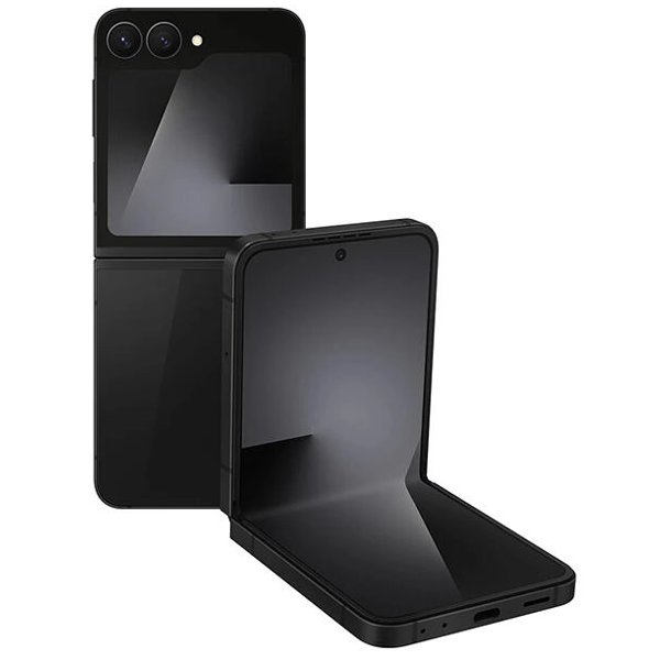 მობილური ტელეფონი Samsung Galaxy Z Flip7 FE, 8GB, 256GB, Dual Sim+eSIM, 5G, NFC, Jet Black