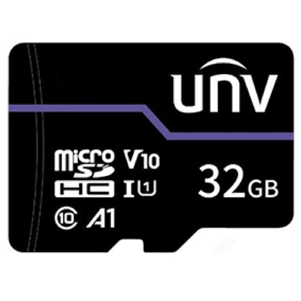 Memory Card Uniview TF-32G-T, 32GB, microSDHC, C10, U1, Black