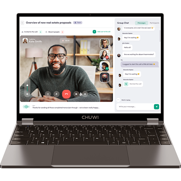 ნოუთბუქი Chuwi FreeBook N150, 13.4", Intel N150, 16GB, 512GB SSD, Integrated, W11H, Grey