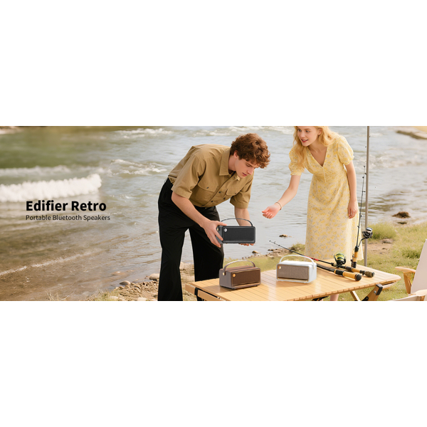 Speaker Edifier MP330, 40W, Bluetooth, USB-C, microSD, Brown