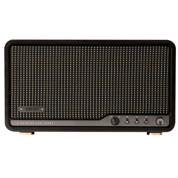 დინამიკი Edifier S300, 80W, Bluetooth, Wi-Fi (Apple AirPlay), USB-C, AUX, Tabletop Speaker, Black Walnut
