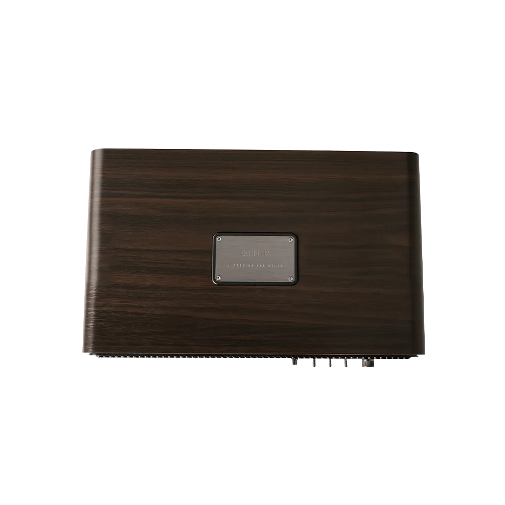 დინამიკი Edifier S300, 80W, Bluetooth, WiFi (Apple AirPlay), USB-C, AUX, Tabletop Speaker, Black Walnut