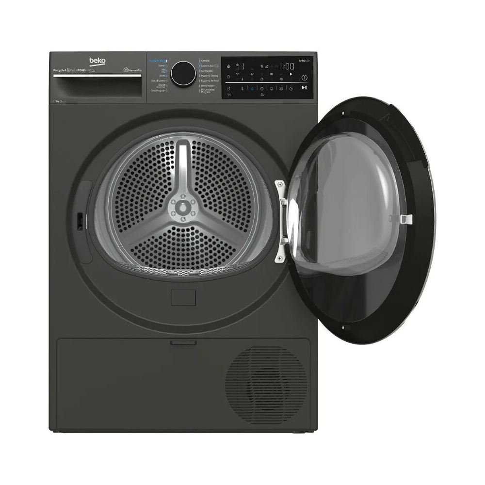 Washing Dryer Beko B5T89243M bPRO 500, 9Kg, 63Db, Grey