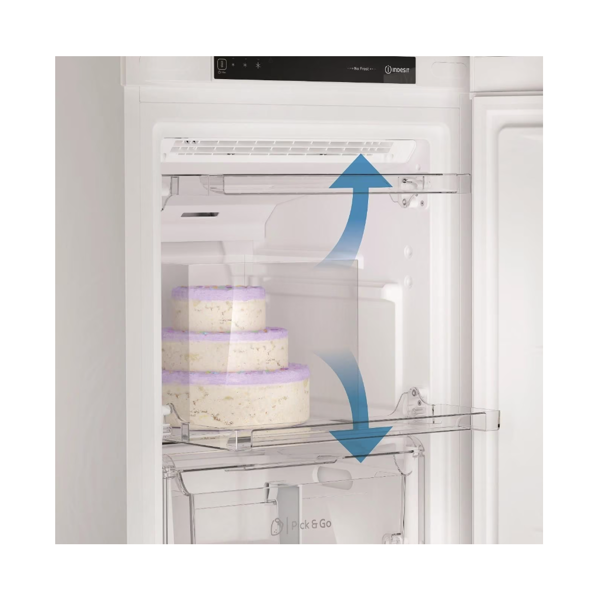 საყინულე Indesit DFZ 5175 G, 250L, A+, 44Dba, Freezer, Grey