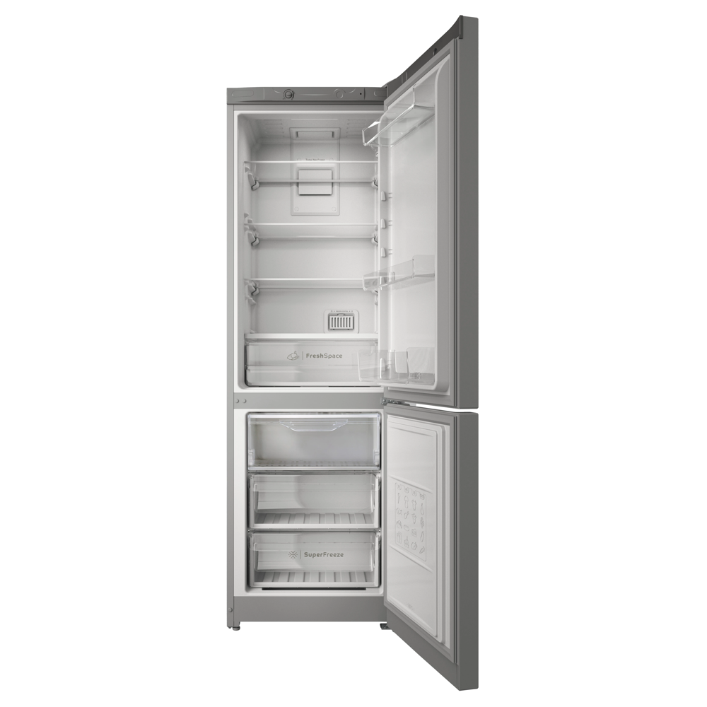 Refrigerator Indesit ITS 4180 G, 298L, A, 43Db, No Frost, Grey