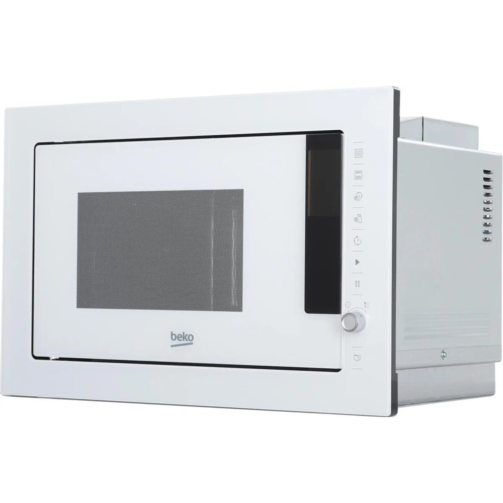 ჩასაშენებელი მიკროტალღური ღუმელი Beko BMGB 25333 WG, 900W, 25L, Built-In Microwave Oven, White