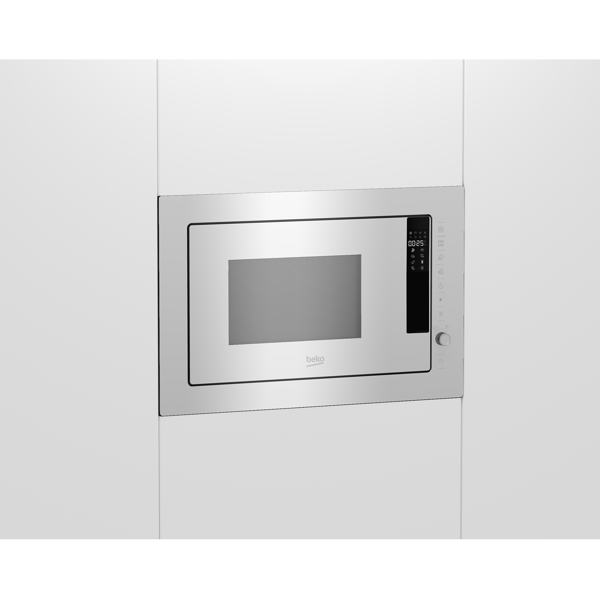 ჩასაშენებელი მიკროტალღური ღუმელი Beko BMGB 25333 WG, 900W, 25L, Built-In Microwave Oven, White