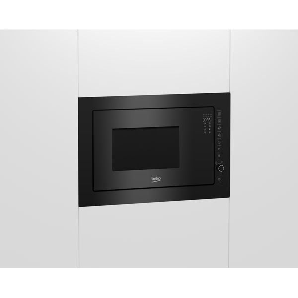 ჩასაშენებელი მიკროტალღური ღუმელი Beko BMGB 25333 BG, 900W, 25L, Built-In Microwave Oven, Black